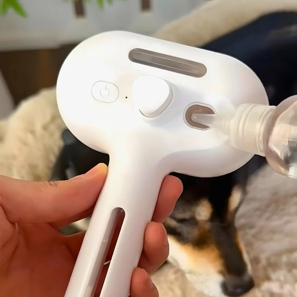 Cepillo de Vapor para Perros y Gatos 3 en 1